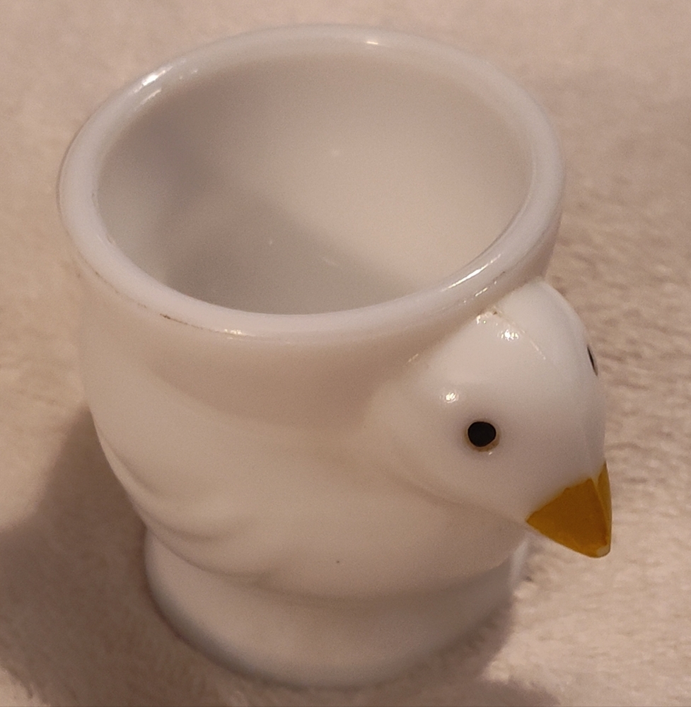 White Bird Egg Cup